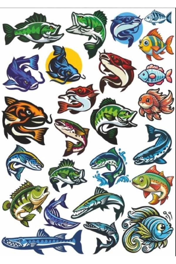 Balıklar Sticker Set 3 - Image 1
