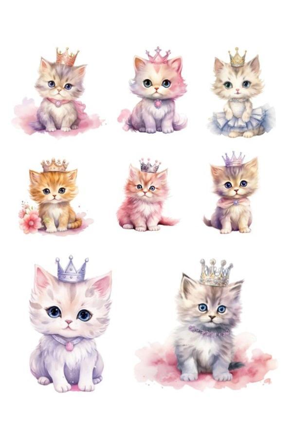 Sevimli Kediler Sticker Set 2 - Image 1