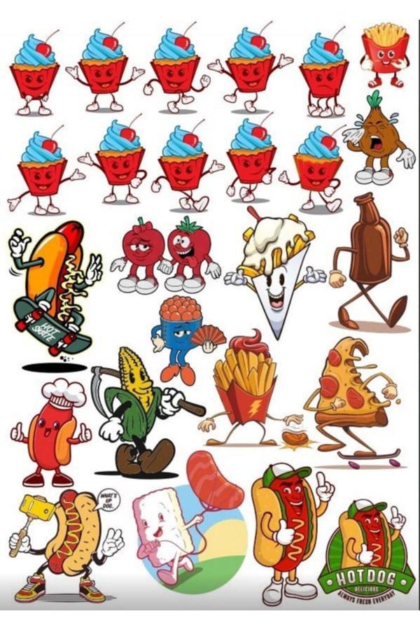 Sokak Lezzetleri Sticker Set - Image 1