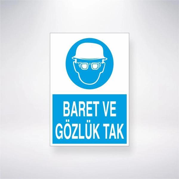 Baret ve Gözlük Tak Sticker 20X28 Cm - Image 1