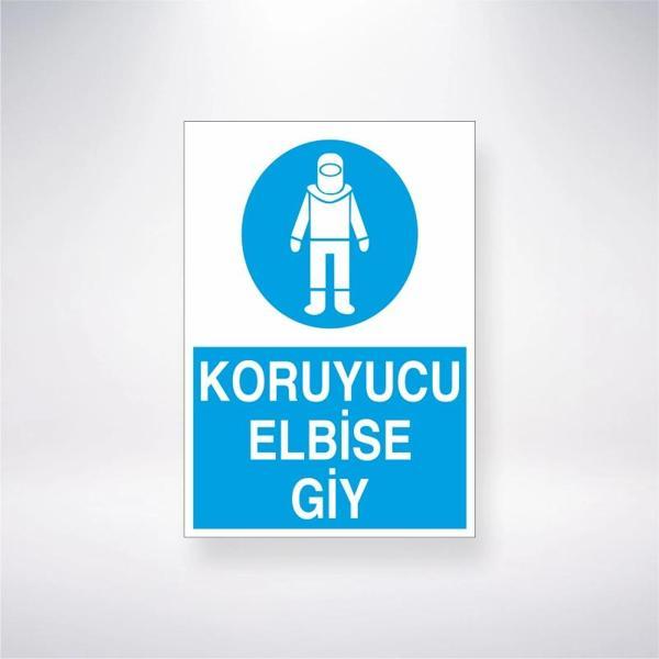 Koruyucu Elbise Giy Sticker 20X28 Cm - Image 1