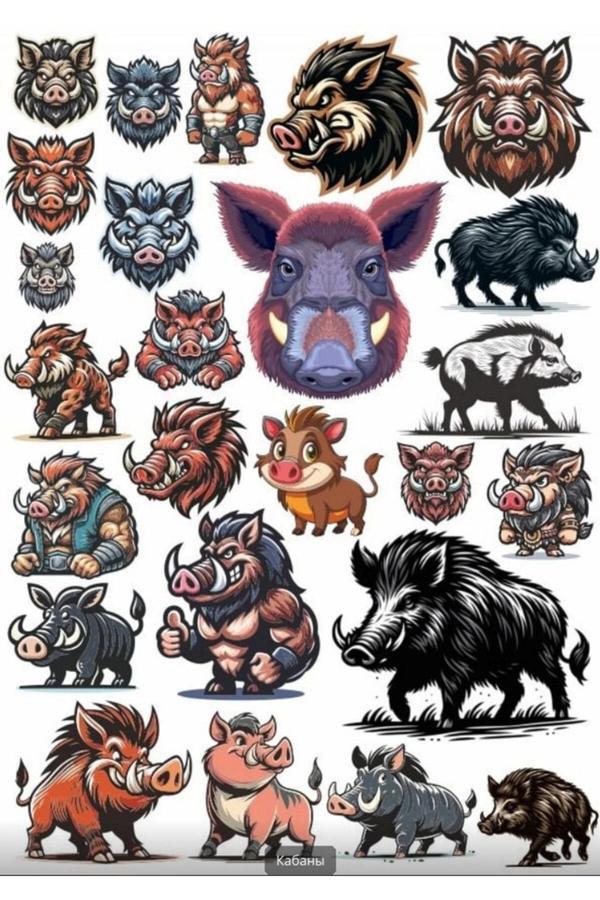 Domuz Sticker Set 3 - Image 1