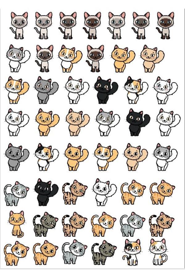 Minimal Kediler Sticker Set 2 - Image 1