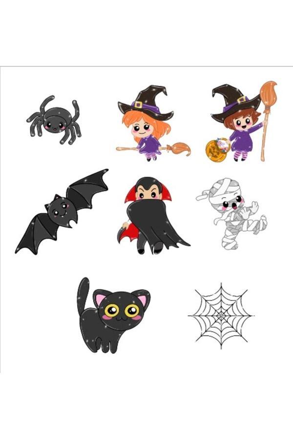 Sevimli Vampir Sticker Set - Image 1