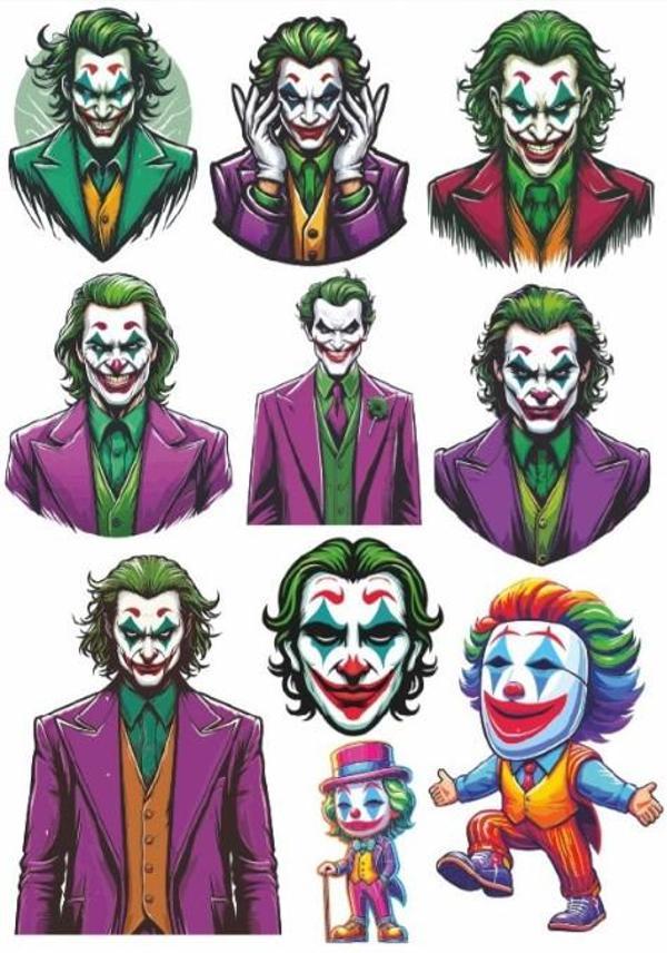Joker Sticker Set - Image 1