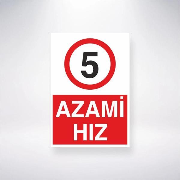 5 Azami Hız Sticker 20X28 Cm - Image 1