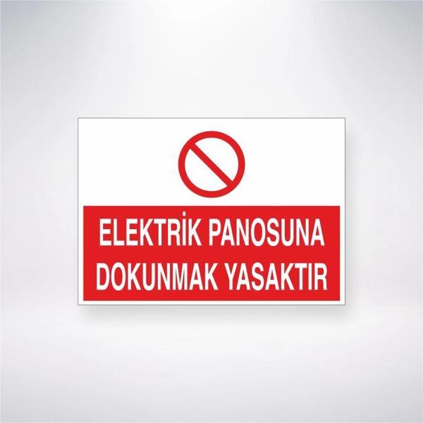 Elektrik Panosuna Dokunmak Yasaktır Sticker 20X28 Cm - Image 1