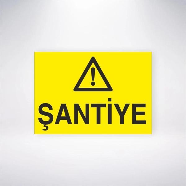 Şantiye Sticker 20X28 Cm - Image 1