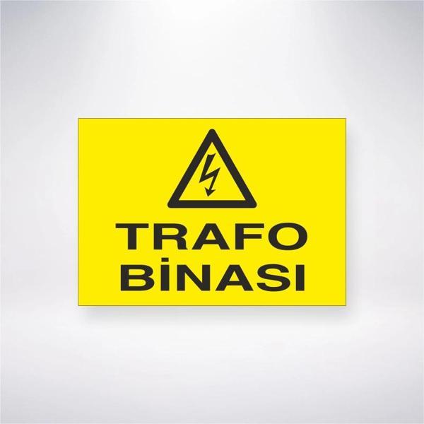 Trafo Binası Sticker 20X28 Cm - Image 1