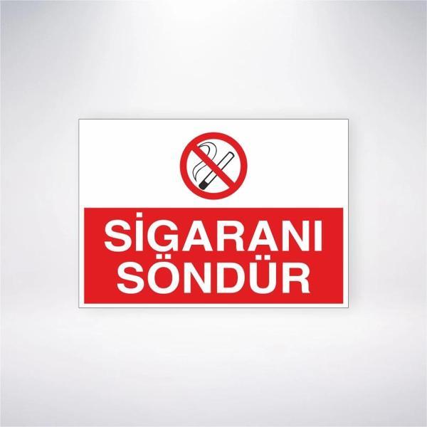 Sigranı Söndür Sticker 20X28 Cm - Image 1