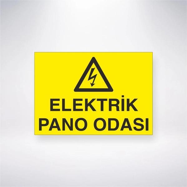 Elektrik Pano Odası Sticker 20X28 Cm - Image 1