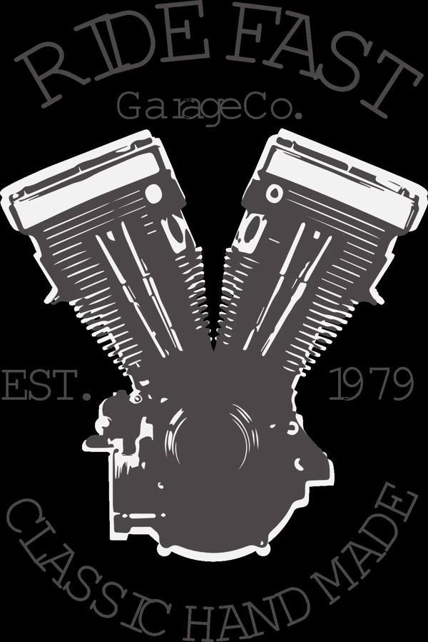 Ride Fast Sticker 10x10 cmRenkli Sticker - Image 1