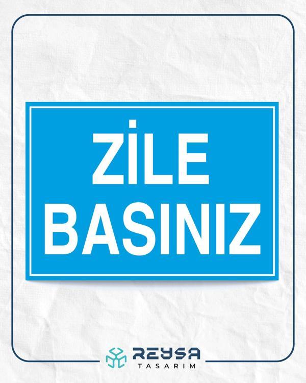 Zile Basınız Sticker 20X28 Cm - Image 1