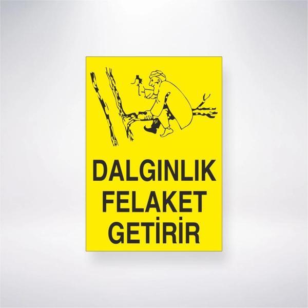 Dağınıklık Felaket Getirir Sticker 20X28 Cm - Image 1