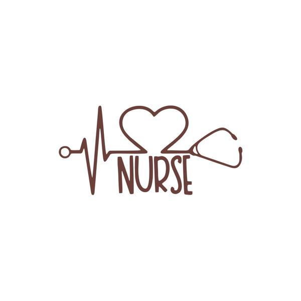 Nurse Araba Sticker 17x17 Cm Kahverengi - Image 1