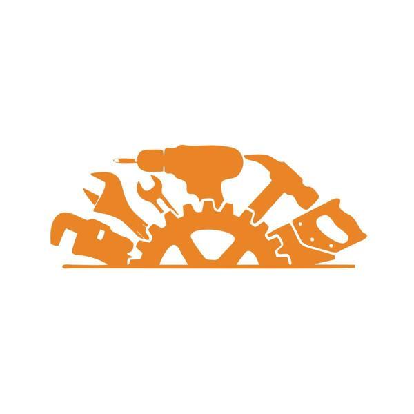 El Aletleri Sticler 17x17 Cm Turuncu - Image 1