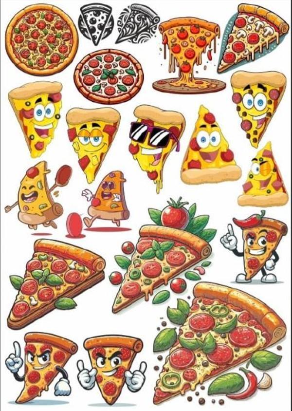 Pizza Sticker Set - Image 1