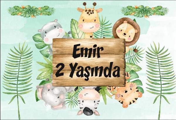 Safafi Temalı Doğum Günü Afişi 35X50 cm - Image 1