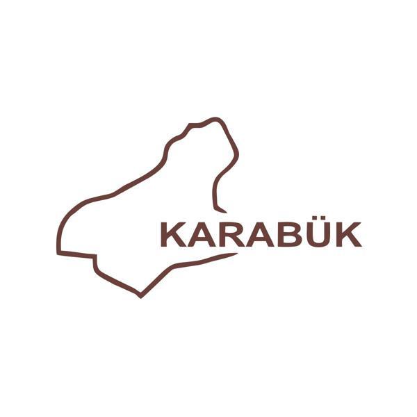 Karabük Harita Araba Sticker 17x17 Cm Kahverengi - Image 1