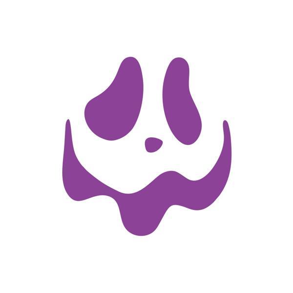 Şapşal Gülen Surat Araba Sticker 17x17 Cm Mor - Image 1