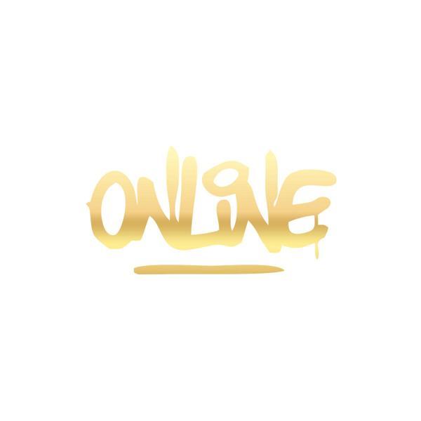 Online Araba Sticker 17x17 Cm Gold - Image 1