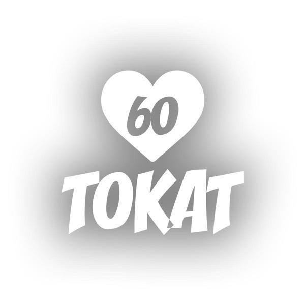 Kalpli 60 Tokat Araba Sticker 17x17 Cm Beyaz - Image 1