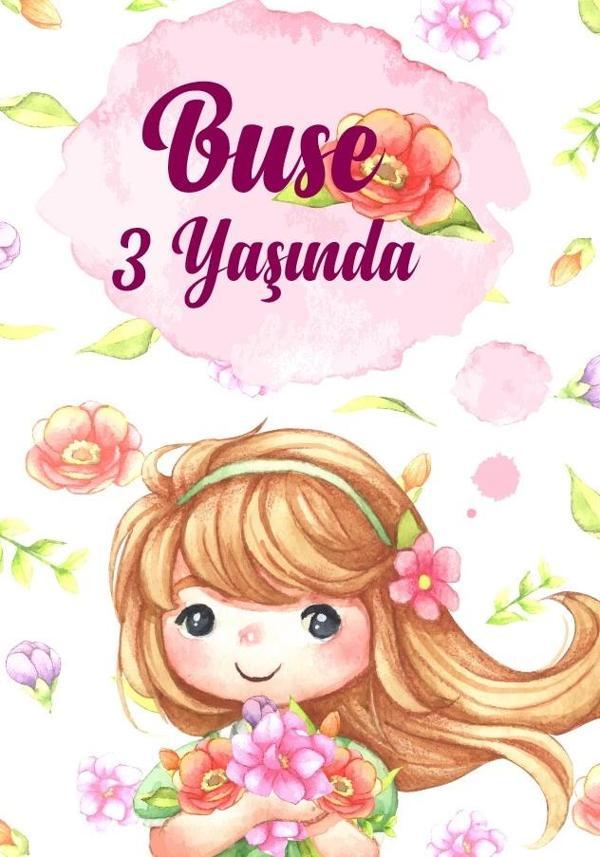 Sevimli Kız Temalı Doğum Günü Afişi 100X150 cm - Image 1