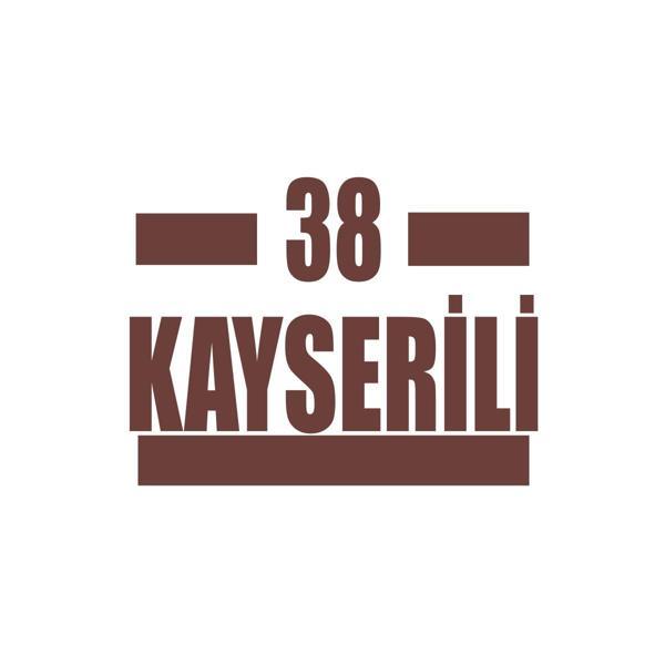 38 Kayserli Araba Sticker 17x17 Cm Kahverengi - Image 1