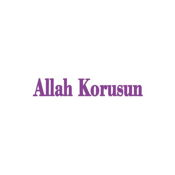 Allah Korusun Araba Sticker 17x17 Cm Mor - Image 1