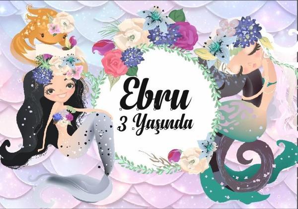 Unicorn Temalı Doğum Günü Afişi 50X70 cm - Image 1