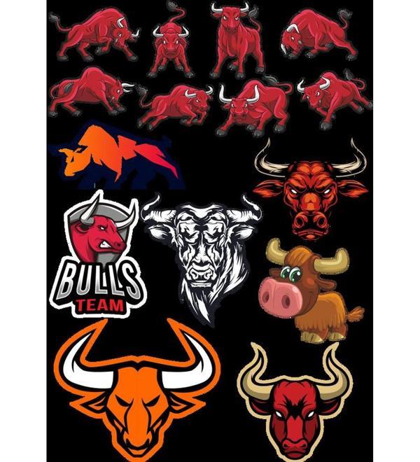 Boğa Sticker Set-1 15 Parça Telefon, Tablet, Defter, Laptop Sticker - Image 1