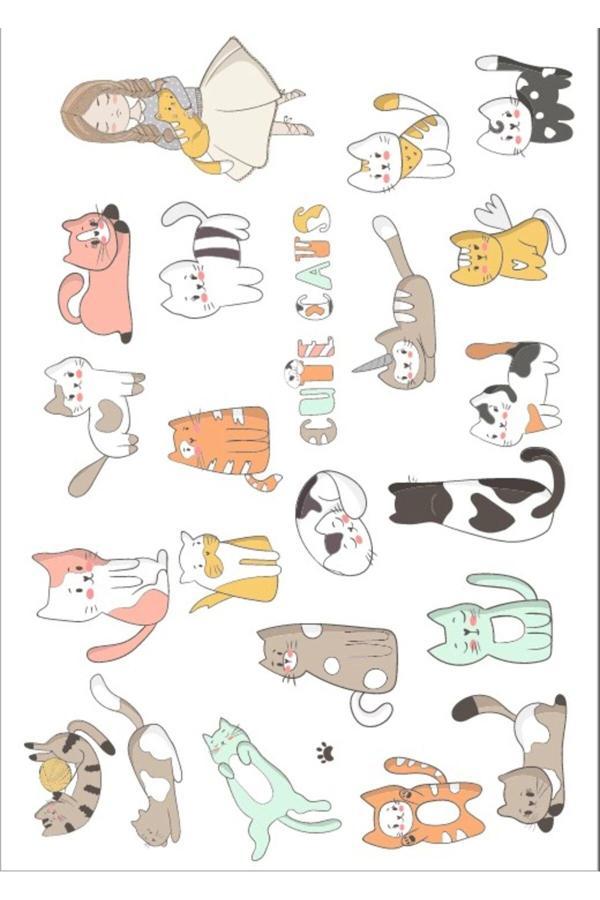 Tatlı Kediler Sticker Set - Image 1