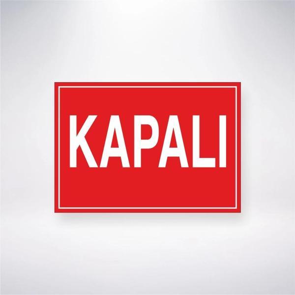 Kapalı Sticker 20X28 Cm - Image 1