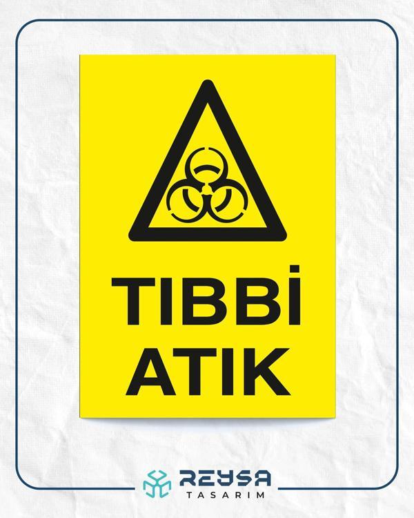 Tıbbi Atık Sticker 20X28 Cm - Image 1