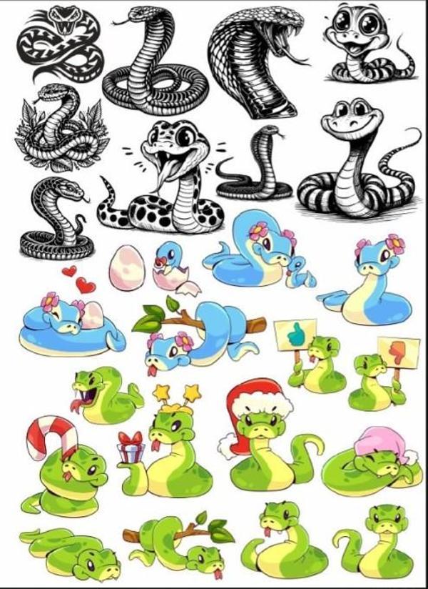 Yılan Sticker Set - Image 1