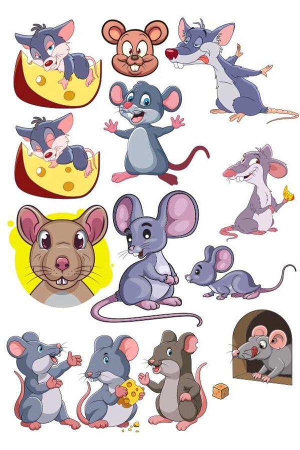 Fare Sticker Set-1 15 Parça Telefon, Tablet, Defter, Laptop Sticker - Image 1