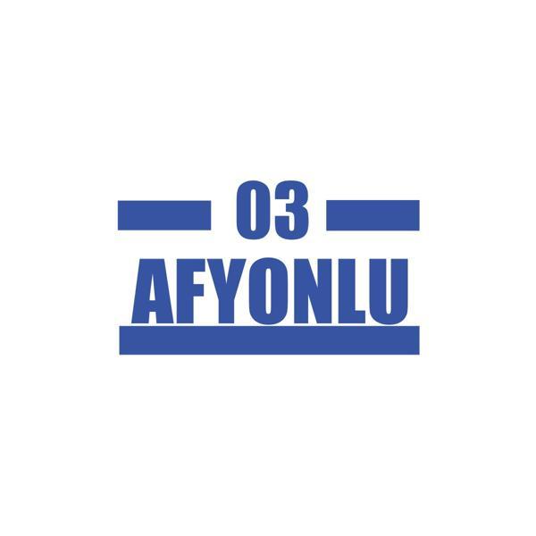 03 Afyonlu Araba Sticker 17x17 Cm Mavi - Image 1