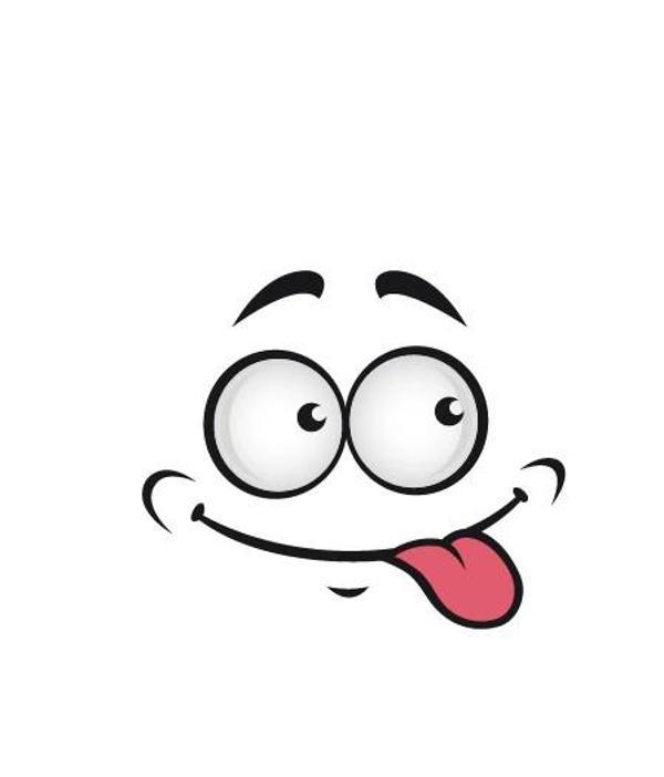 Yüz İfadesi 10x10 cm Renkli Sticker - Image 1