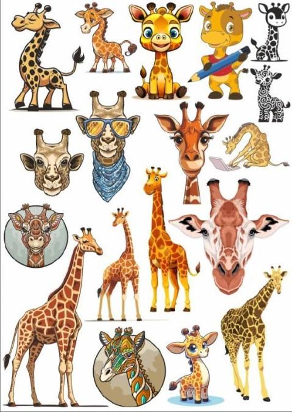 Zürafa Sticker SEt - Image 1