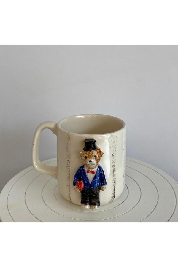 Hly Ceramics Baby Bear Kupa - Mavi - Image 1