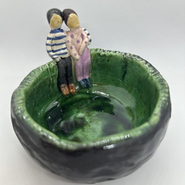 SERAMİK ROMANTİK KASE ÇOK AMAÇLI  - Image 1