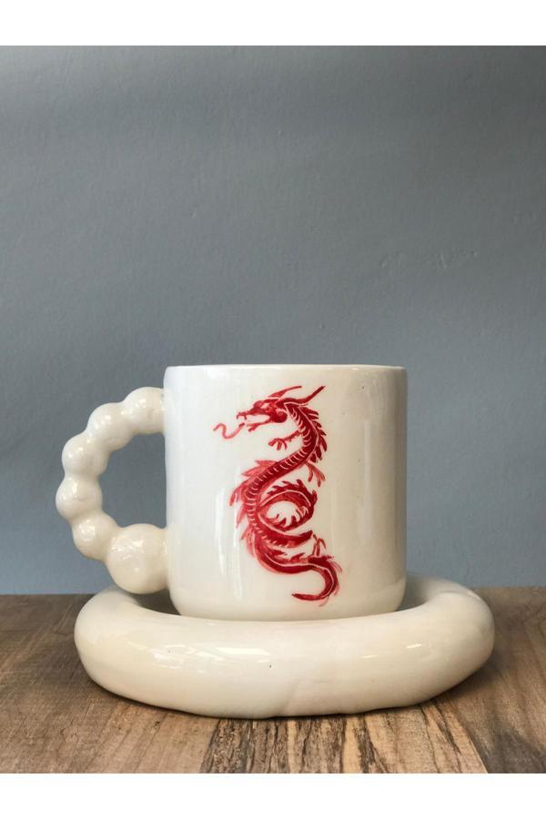 Hly Ceramics Dragon Kupa - Image 1