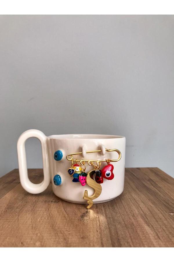 Hly Ceramics Charmlı Kupa Ş Harfi - Image 1