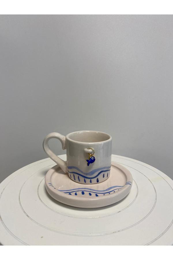 Hly Ceramics Balık Charm İkili Fincan Takımı - Image 1