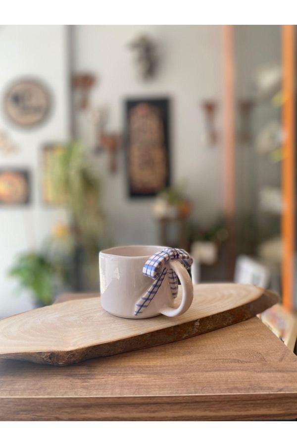 Hly Ceramics Mavi Fiyonk Kupa - Image 1