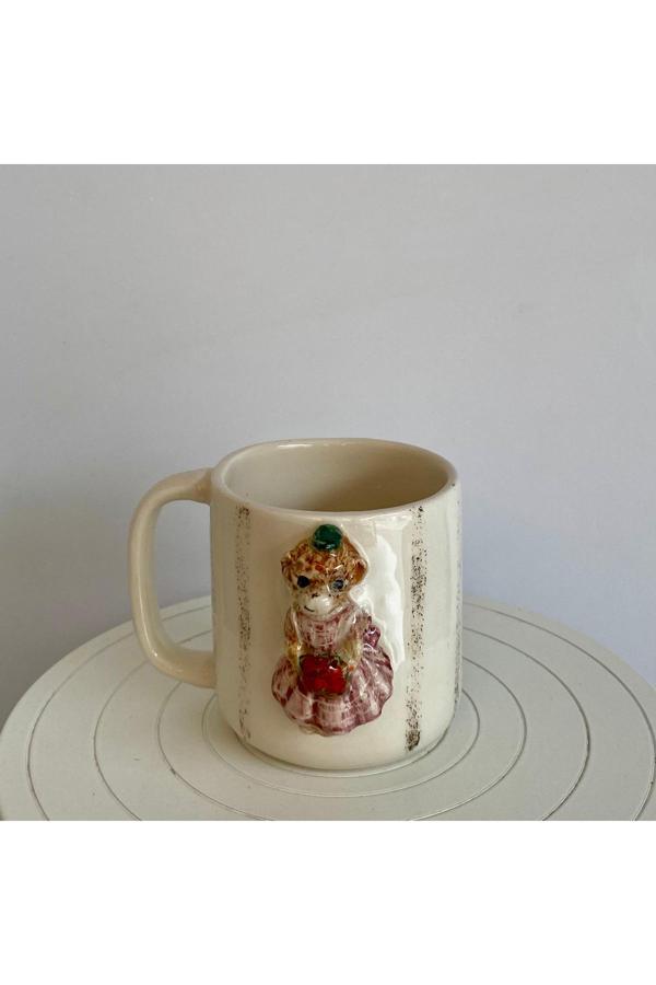 Hly Ceramics Baby Bear Kupa - Pembe - Image 1