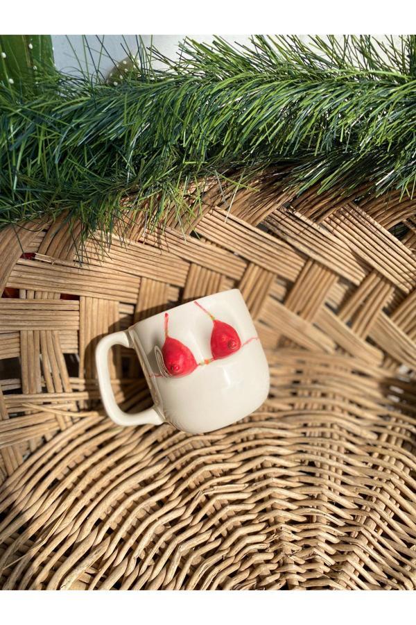 Hly Ceramics Red Bikini Kupa - Image 1