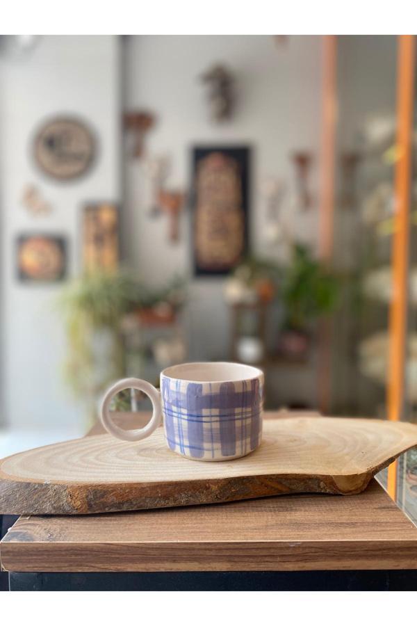 Hly Ceramics Mor Ekoseli Kupa - Image 1