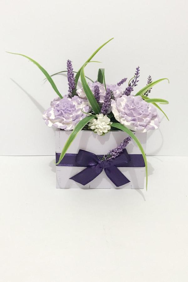 Gia Design Helene Mor Karanfil Kokulu Taş Aranjmanı - Image 1