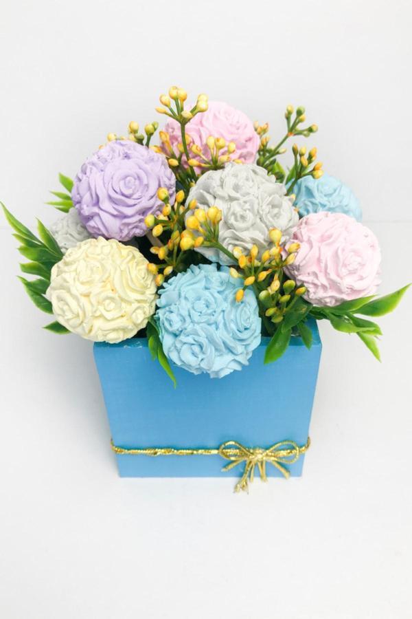 Gia Design Renkli Düşler Kokulu Taş Aranjmanı, Canlı Ve Şık Ev Dekoru Seçeneği - Image 1